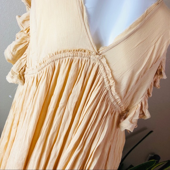 Free People Boho Embroidered Gypsy CoverUp Beach Summer Dress - Picture 10 of 10